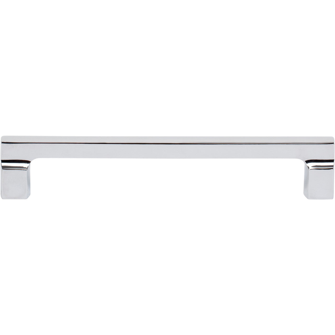 Atlas A524-CH: 160mm cc Reeves Square Bar Cabinet Pull - Polished Chrome