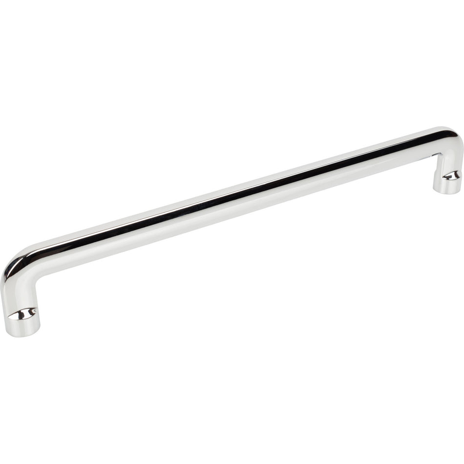 Top Knobs TK3048PC: 18" cc Hartridge D-Handle Cabinet Pull - Polished Chrome