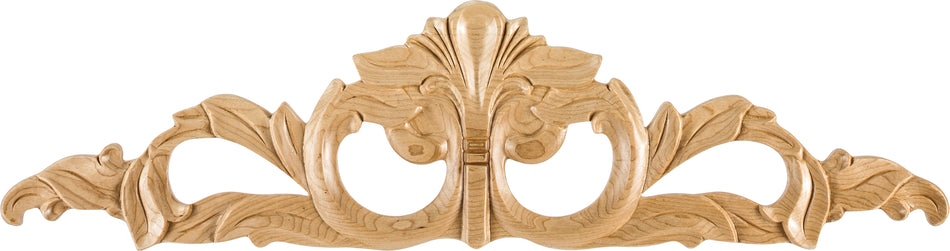 Hardware Resources APL-02-20-CH: 20" x 1/4" x 5-1/2" Shell Onlay Applique - Cherry
