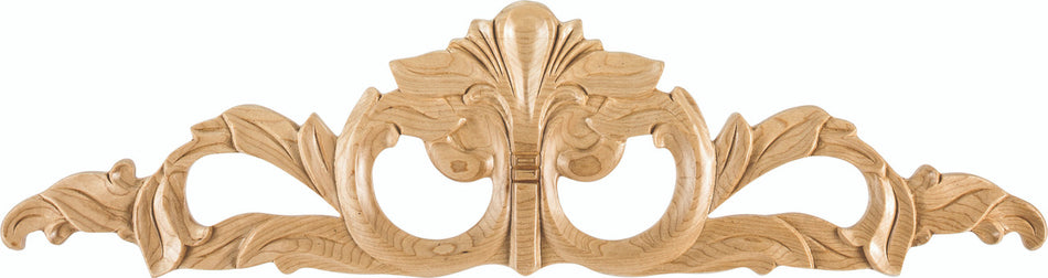 Hardware Resources APL-02-20-CH: 20" x 1/4" x 5-1/2" Shell Onlay Applique - Cherry