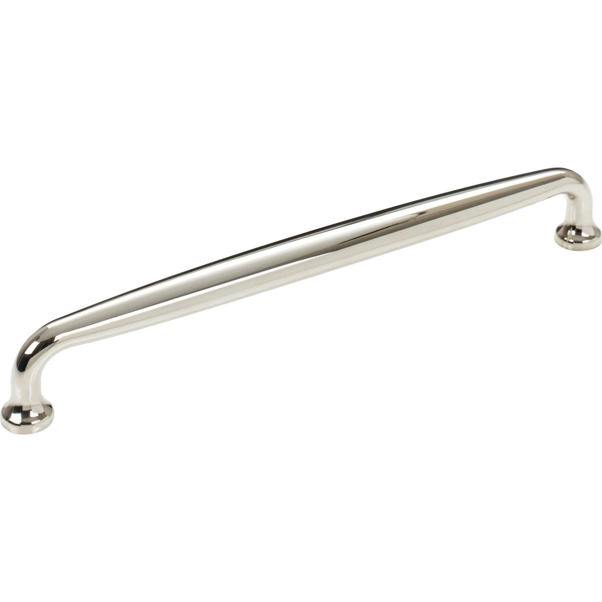 Top Knobs M2793: 8" cc Charlotte D-Handle Cabinet Pull - Polished Nickel