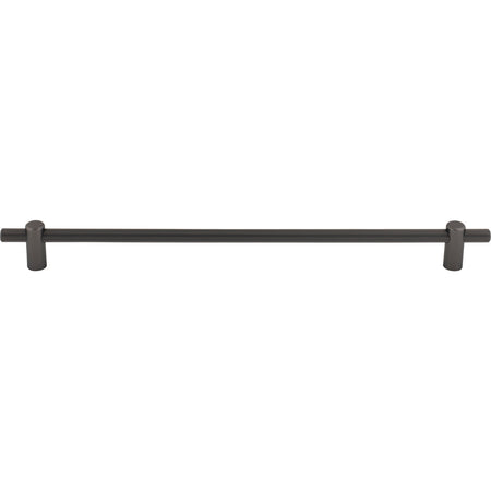 Top Knobs TK3257AG: 12" cc Dempsey Bar Cabinet Pull - Ash Grey