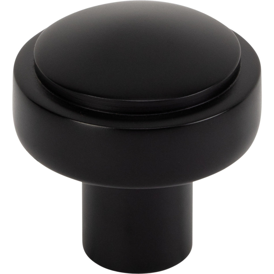 Atlas A530-BL: 1-1/4" Kayden Round Cabinet Knob - Matte Black