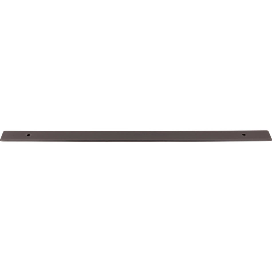 Top Knobs TK3286AG: 1" Radcliffe  Backplate - Ash Grey