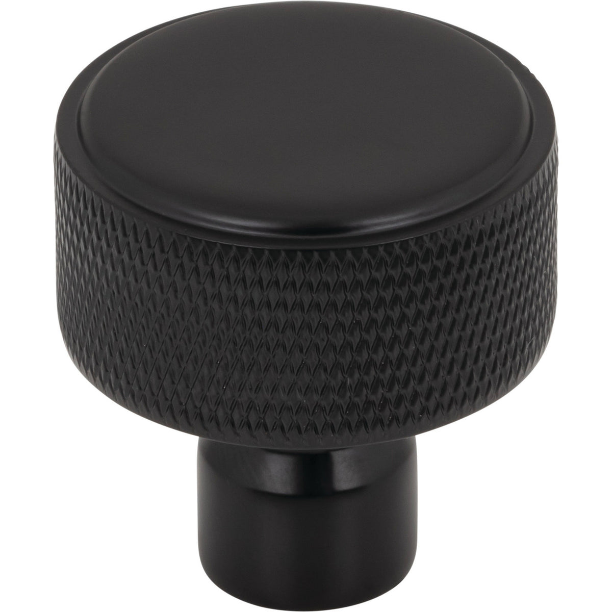 Top Knobs TK3261BLK: 1-1/4" Garrison Cabinet Knob - Flat Black