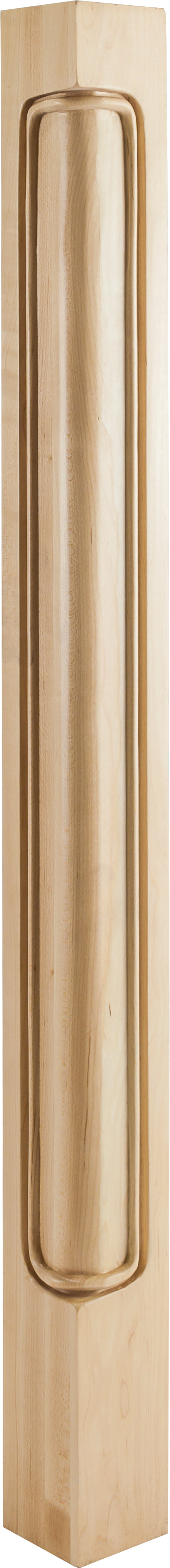 Hardware CP-3ALD: 2-3/4" x 2-3/4" x 35-1/2" Beaded Corner Post - Alder