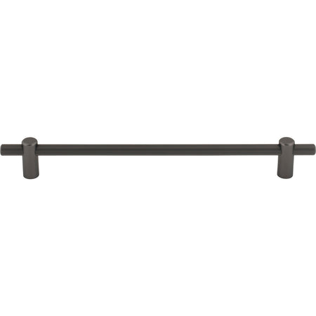 Top Knobs TK3256AG: 8-13/16" cc Dempsey Bar Cabinet Pull - Ash Grey