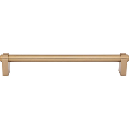 Top Knobs TK3216HB: 12" cc Lawrence Appliance Pull - Honey Bronze