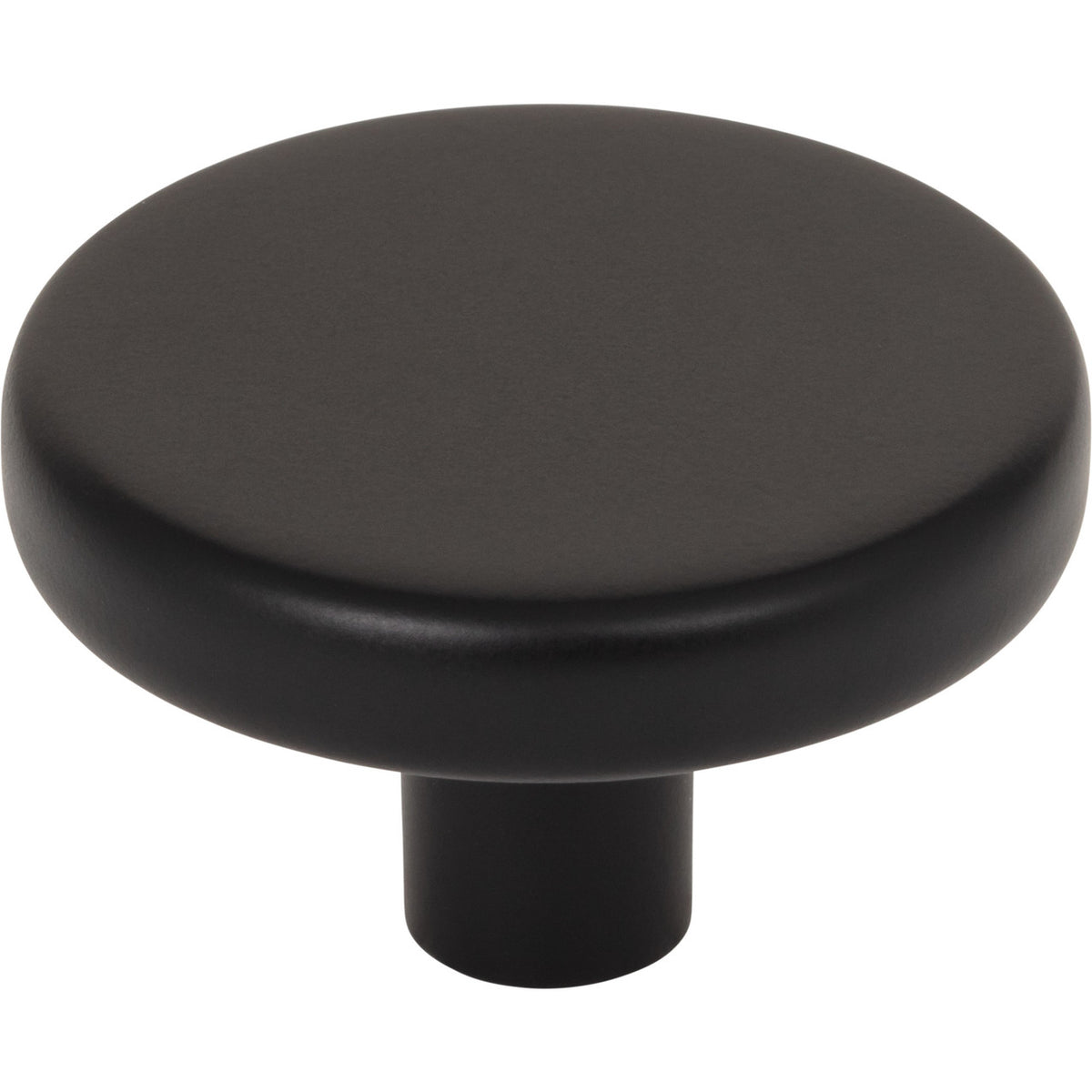 Elements 105L-MB: 1-5/8" Gibson Mushroom Cabinet Knob - Matte Black