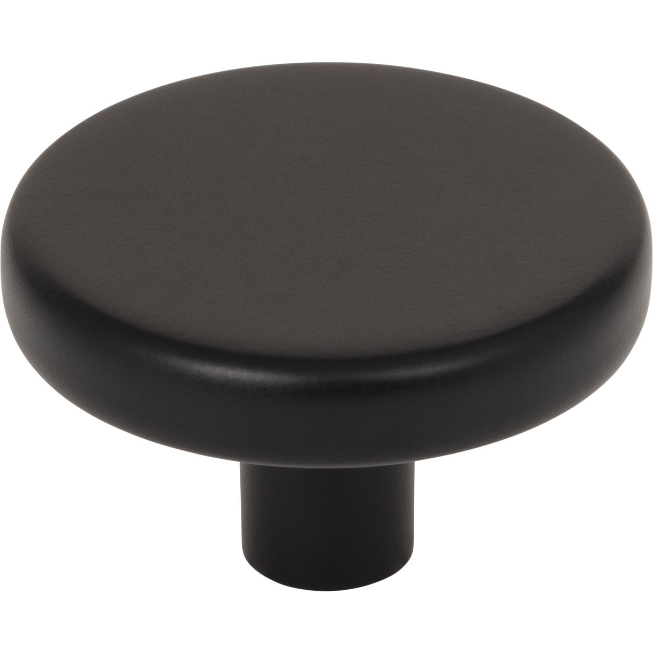 Elements 105L-MB: 1-5/8" Gibson Mushroom Cabinet Knob - Matte Black