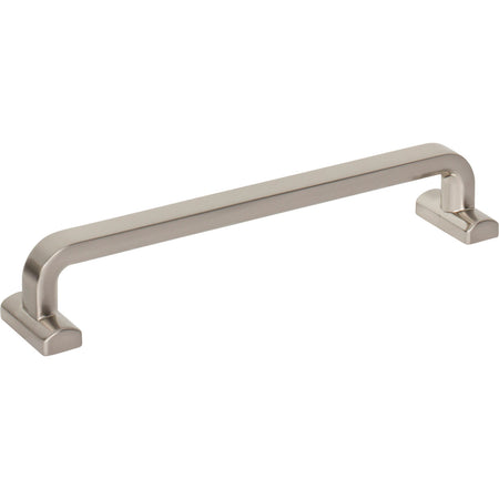 Top Knobs TK3164BSN: 6-5/16" cc Harrison D-Handle Cabinet Pull - Brushed Satin Nickel
