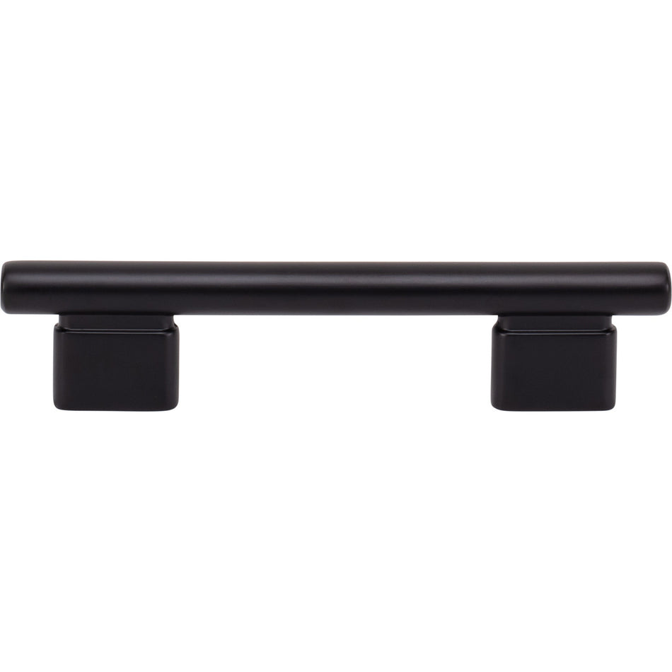 Atlas A512-BL: 96mm cc Holloway Round Bar  Cabinet Pull - Matte Black