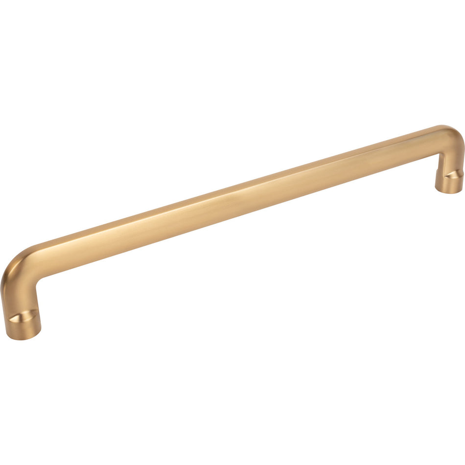 Top Knobs TK3048HB: 18" cc Hartridge D-Handle Cabinet Pull - Honey Bronze
