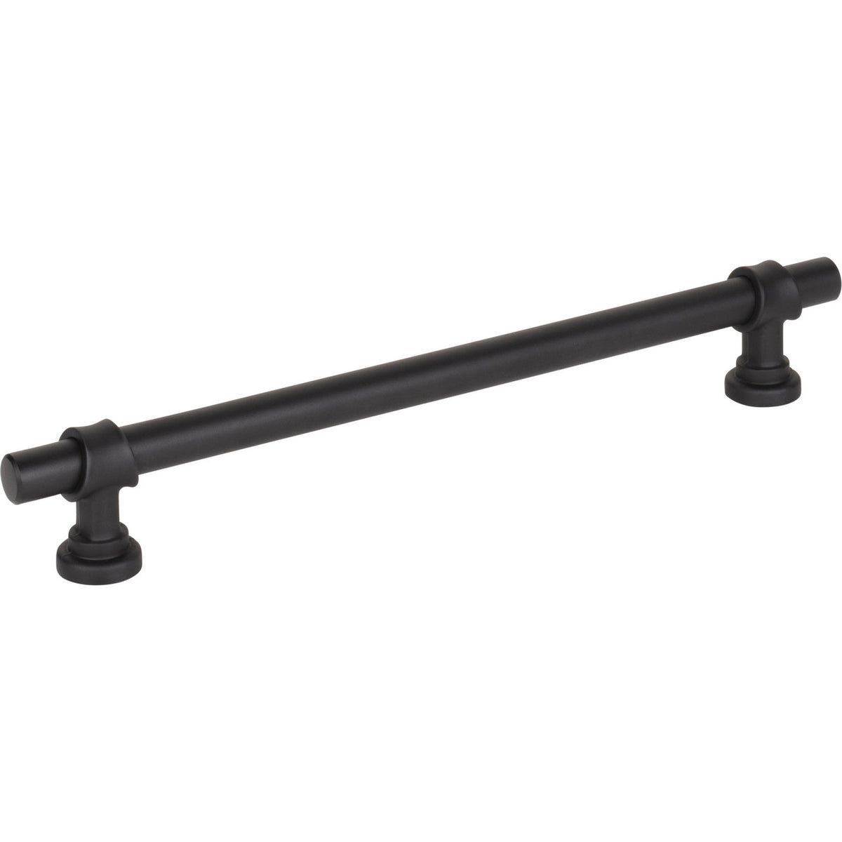 Top Knobs M2739: 7-9/16" cc Dakota Bit Cabinet Pull - Flat Black