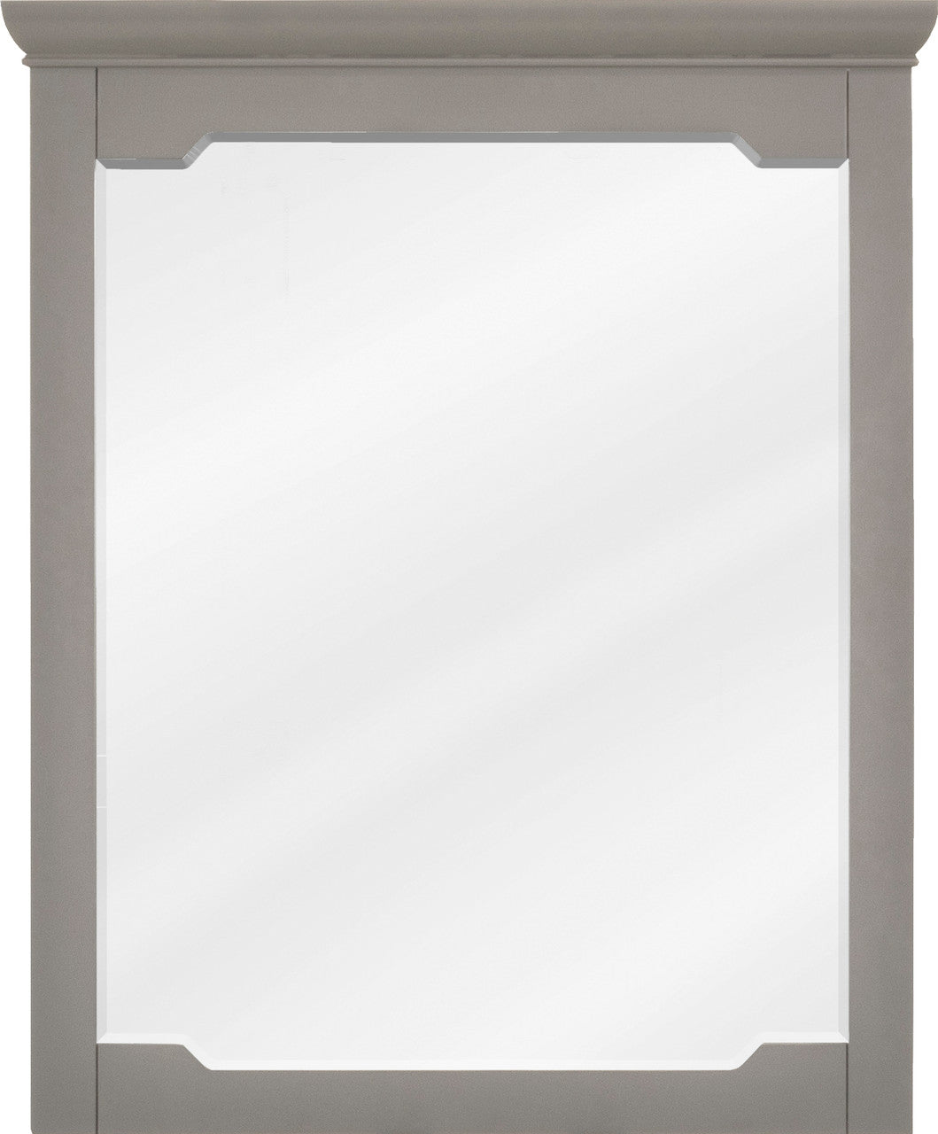 Jeffrey Alexander 28" Chatham Mirror - Grey Frame