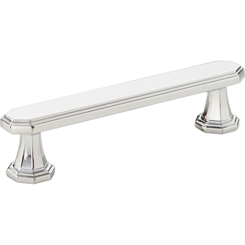 Atlas 440-CH: 3-3/4" cc Dickinson Cabinet Pull - Polished Chrome