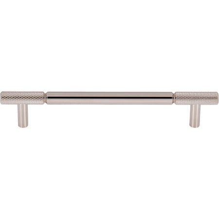 Top Knobs TK3242PN: 6-5/16" cc Prestwick Bar Cabinet Pull - Polished Nickel