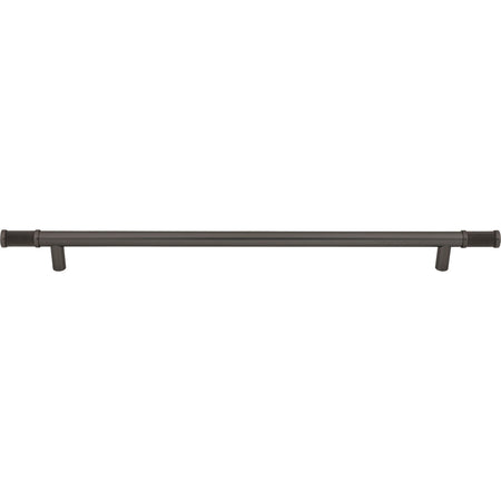 Top Knobs TK3239AG: 18" cc Burnham Bar Cabinet Pull - Ash Grey