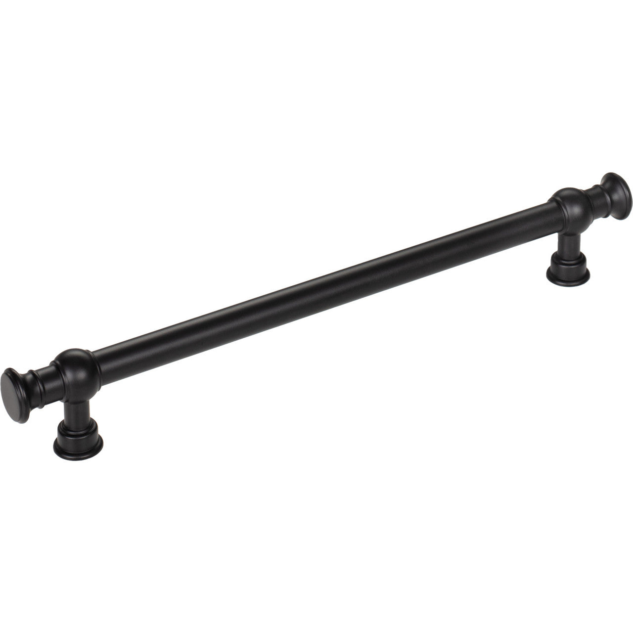 Top Knobs TK3124BLK: 7-9/16" cc Regent's Park Ormonde Cabinet Pull - Flat Black
