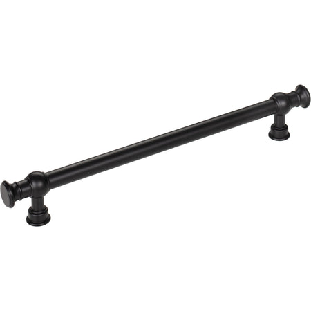 Top Knobs TK3124BLK: 7-9/16" cc Regent's Park Ormonde Cabinet Pull - Flat Black