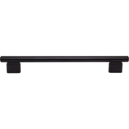Atlas A518-BL: 12" cc Holloway Square Bar Appliance Pull - Matte Black