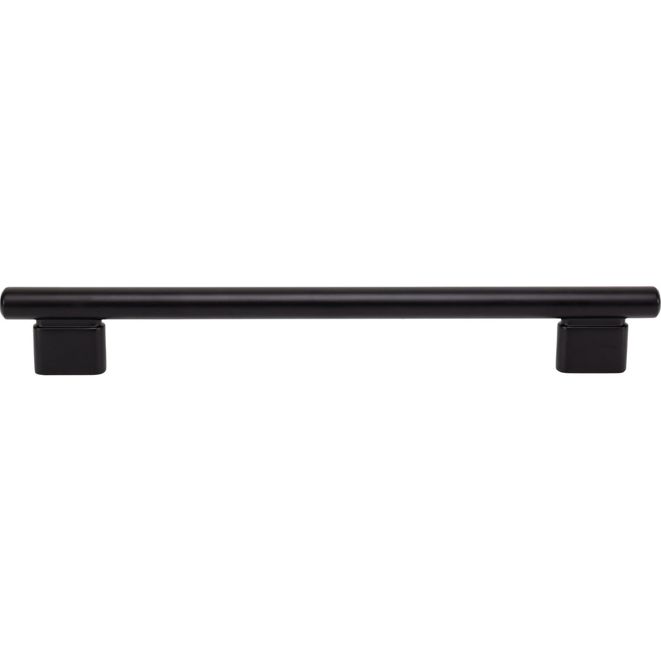 Atlas A518-BL: 12" cc Holloway Square Bar Appliance Pull - Matte Black