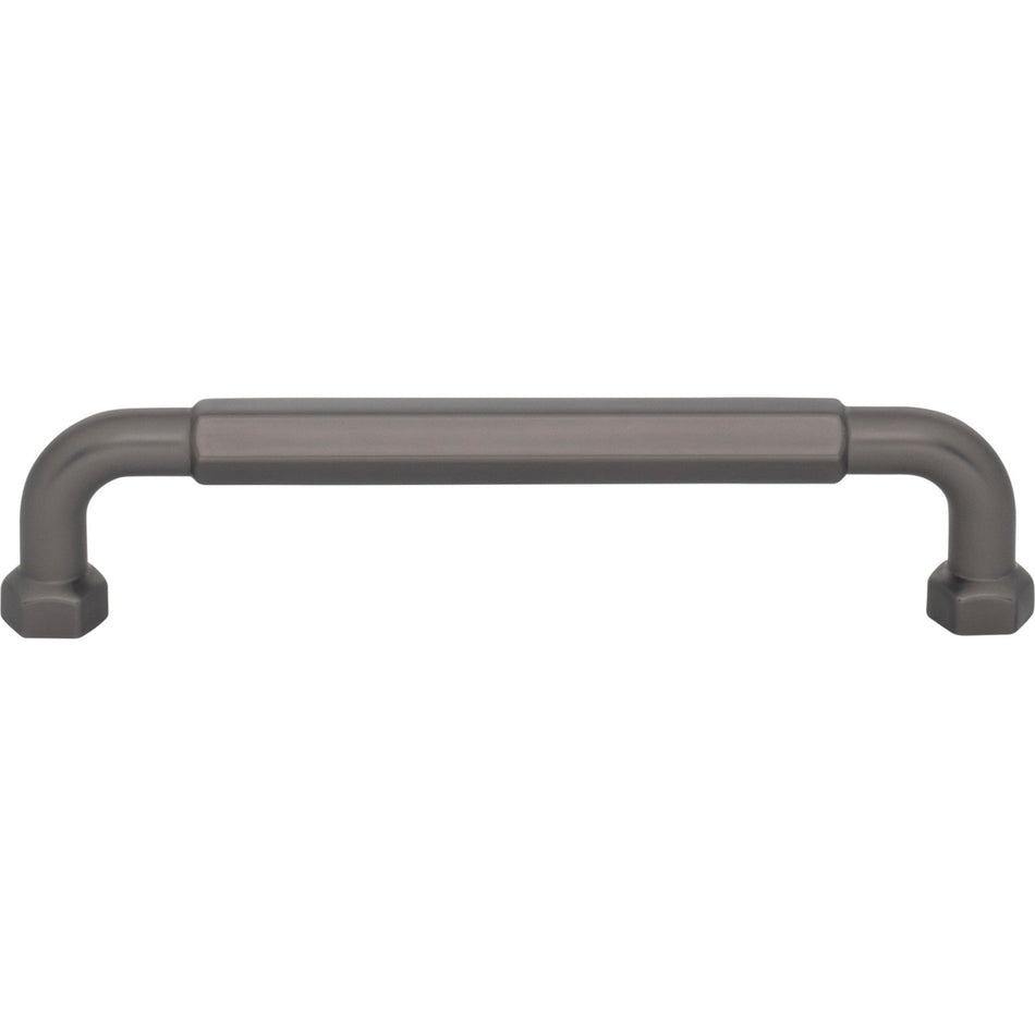 Top Knobs TK3202AG: 5-1/16" cc Dustin Cabinet Pull - Ash Gray