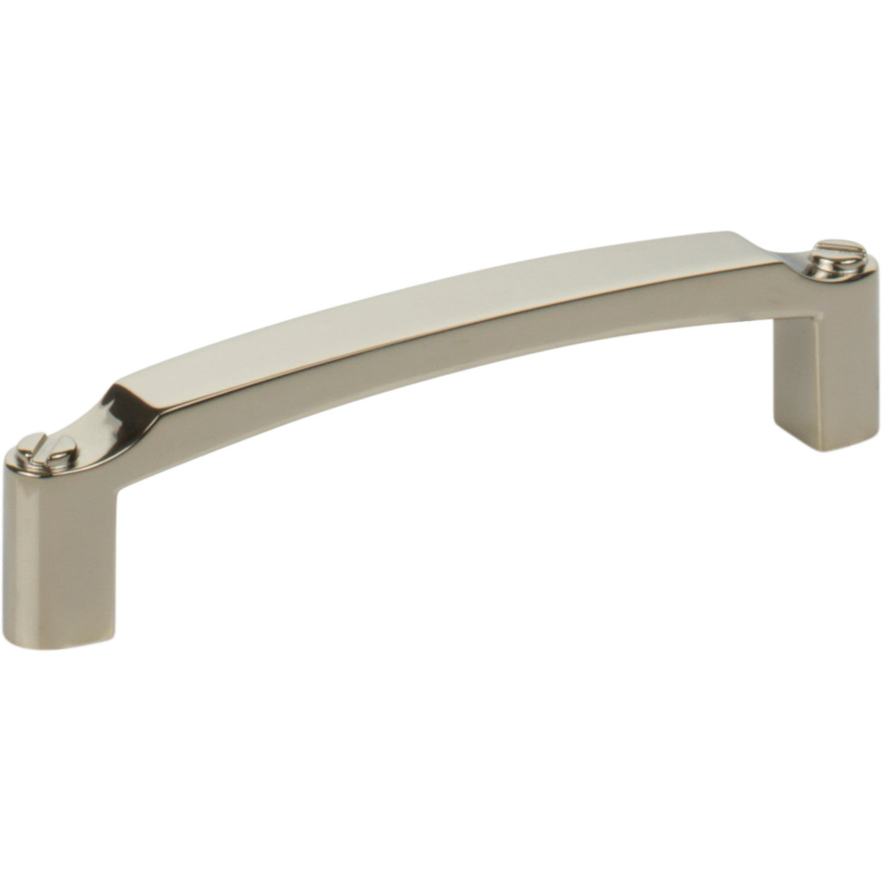 Top Knobs TK3171PN: 3-3/4" cc Haddonfield D-Handle Cabinet Pull - Polished Nickel