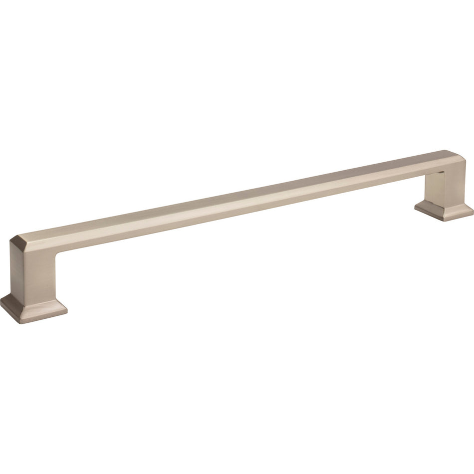Atlas A669-BRN: 12" cc Sweetbriar Lane Cabinet Pull - Brushed Nickel