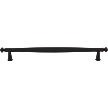 Top Knobs TK3195BLK: 8-13/16" cc Coddington Cabinet Pull - Flat Black