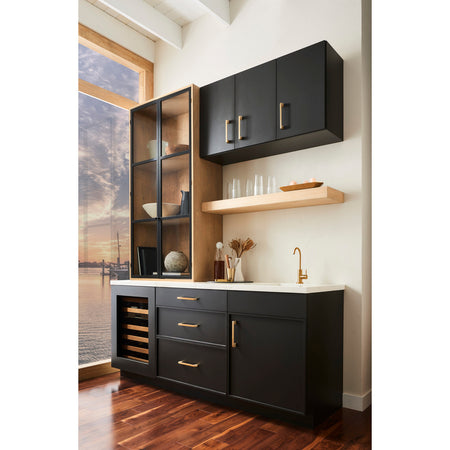 Atlas A964-MG: 8-13/16" cc Indio Cabinet Pull - Matte Gold