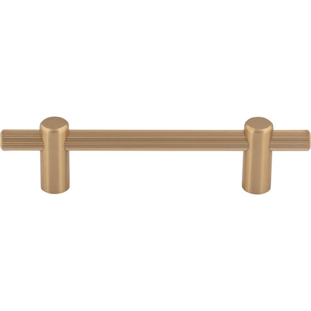 Top Knobs TK3252HB: 3-3/4" cc Dempsey Bar Cabinet Pull - Honey Bronze