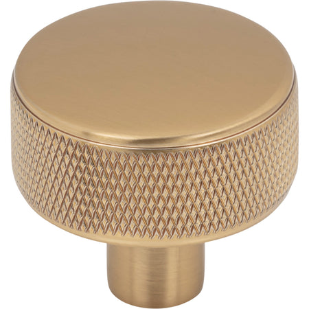 Top Knobs TK3230HB: 1-1/4" Burnham Round Cabinet Knob - Honey Bronze