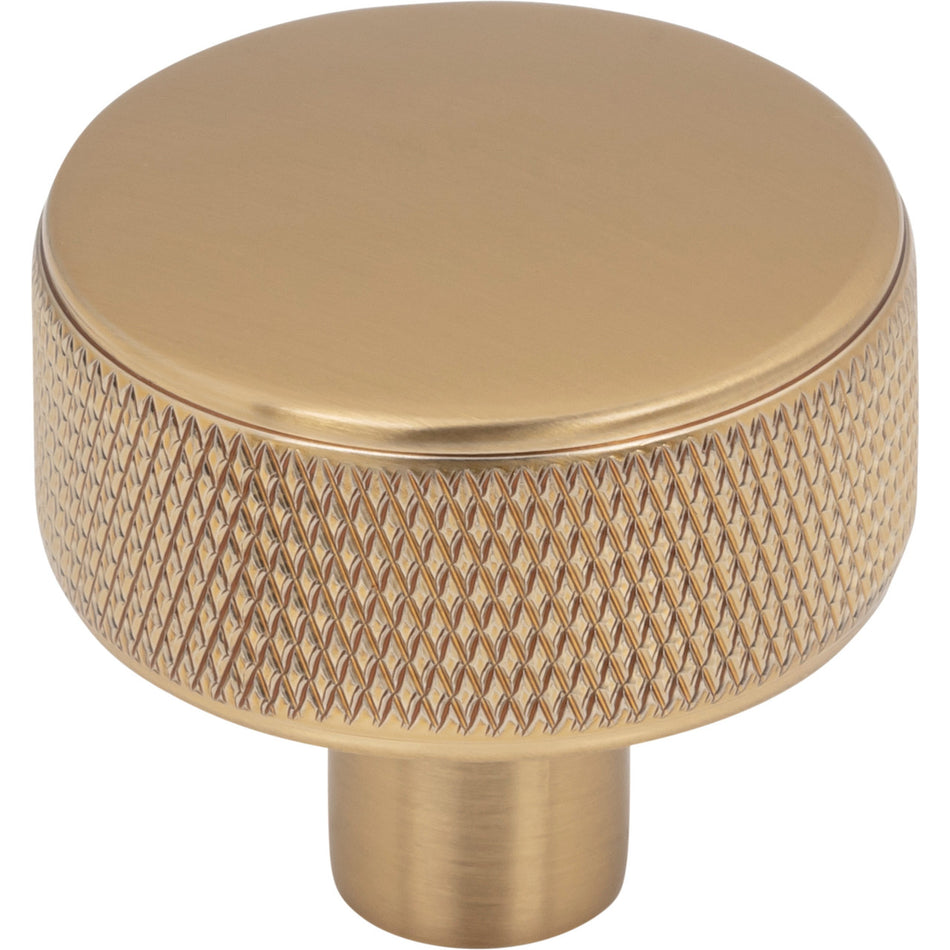Top Knobs TK3230HB: 1-1/4" Burnham Round Cabinet Knob - Honey Bronze