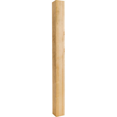 Hardware Resources P42-42WO: 3-1/2" x 3-1/2" x 42" Square Post - White Oak
