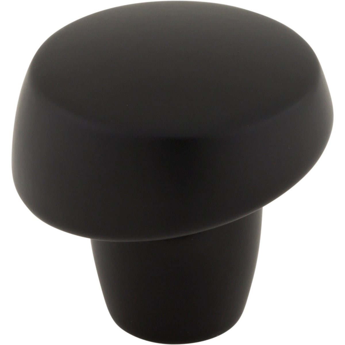 Top Knobs TK3131BLK: 1-1/4" Florham Round Cabinet Knob - Flat Black