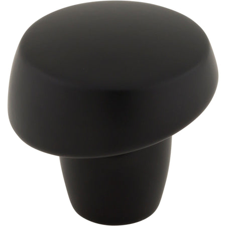 Top Knobs TK3131BLK: 1-1/4" Florham Round Cabinet Knob - Flat Black