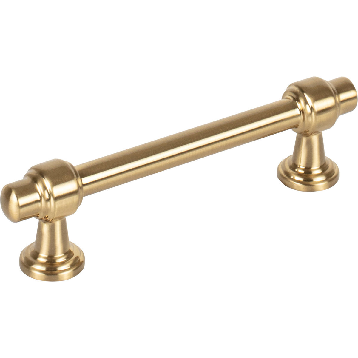 Atlas 430-WB: 3-3/4" cc Bronte Cabinet Pull - Warm Brass