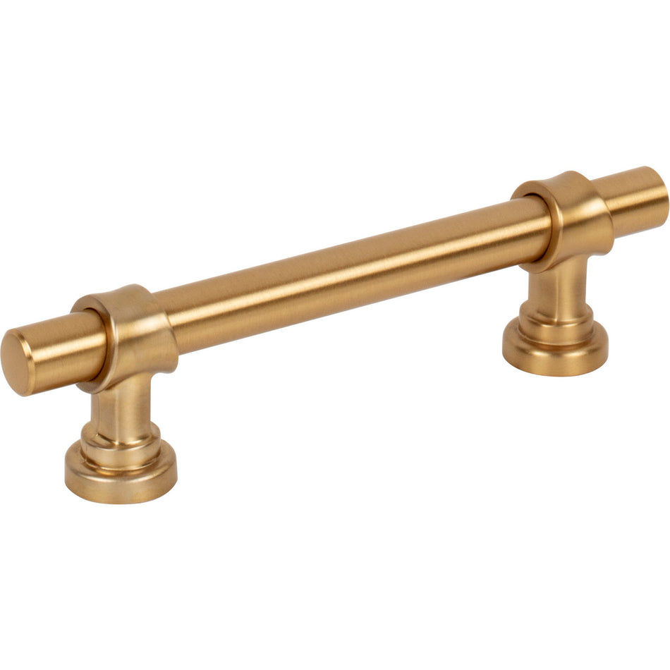 Top Knobs M2833: 3-3/4" cc  Bar Cabinet Pull - Honey Bronze