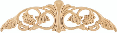 Hardware Resources ONL-07-20MP: 20" x 3/4" x 5-5/8" Grape Onlay - Maple