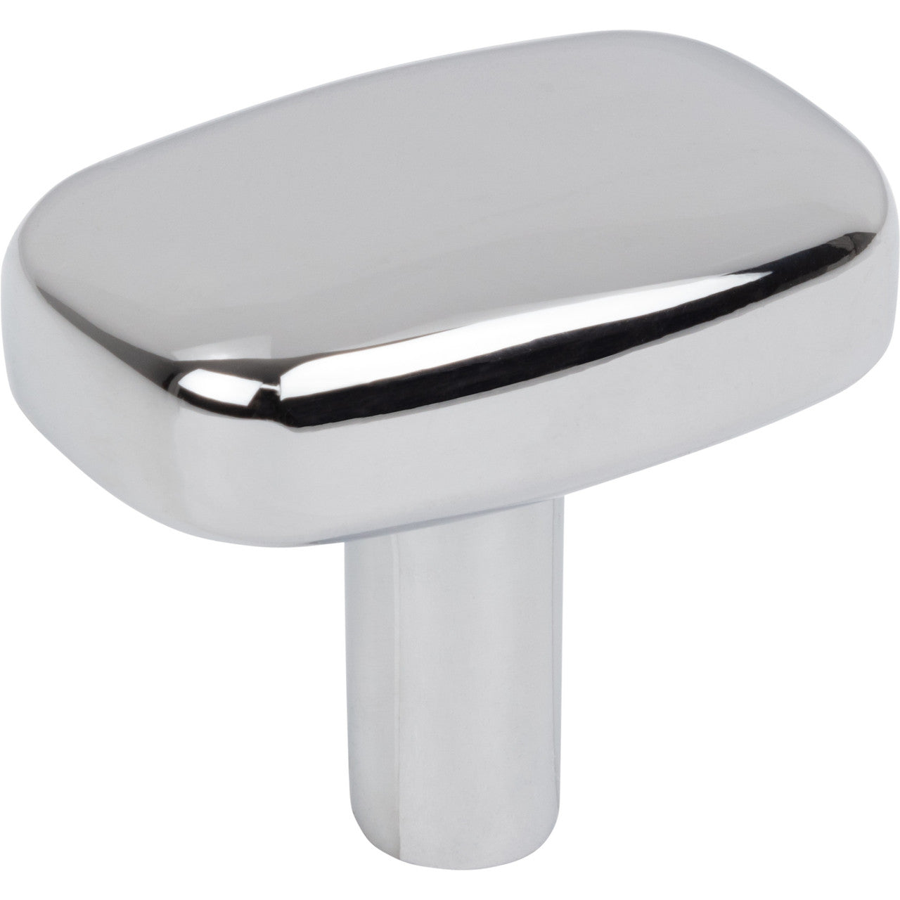 Jeffrey Alexander 329L-PC: 1-1/2" Loxley Rectangle Cabinet Knob - Polished Chrome