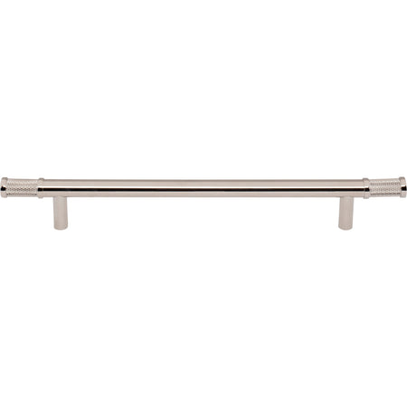 Top Knobs TK3235PN: 7-9/16" cc Burnham Bar Cabinet Pull - Polished Nickel