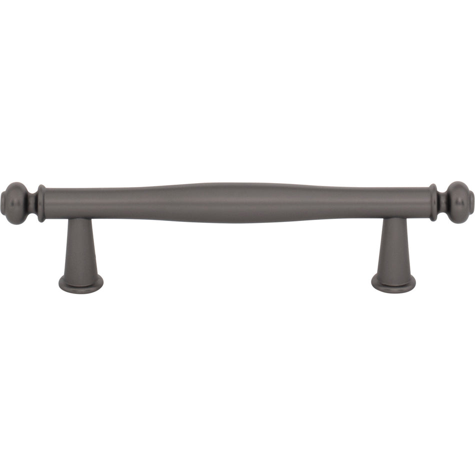 Top Knobs TK3191AG: 3-3/4" cc Coddington Cabinet Pull - Ash Gray