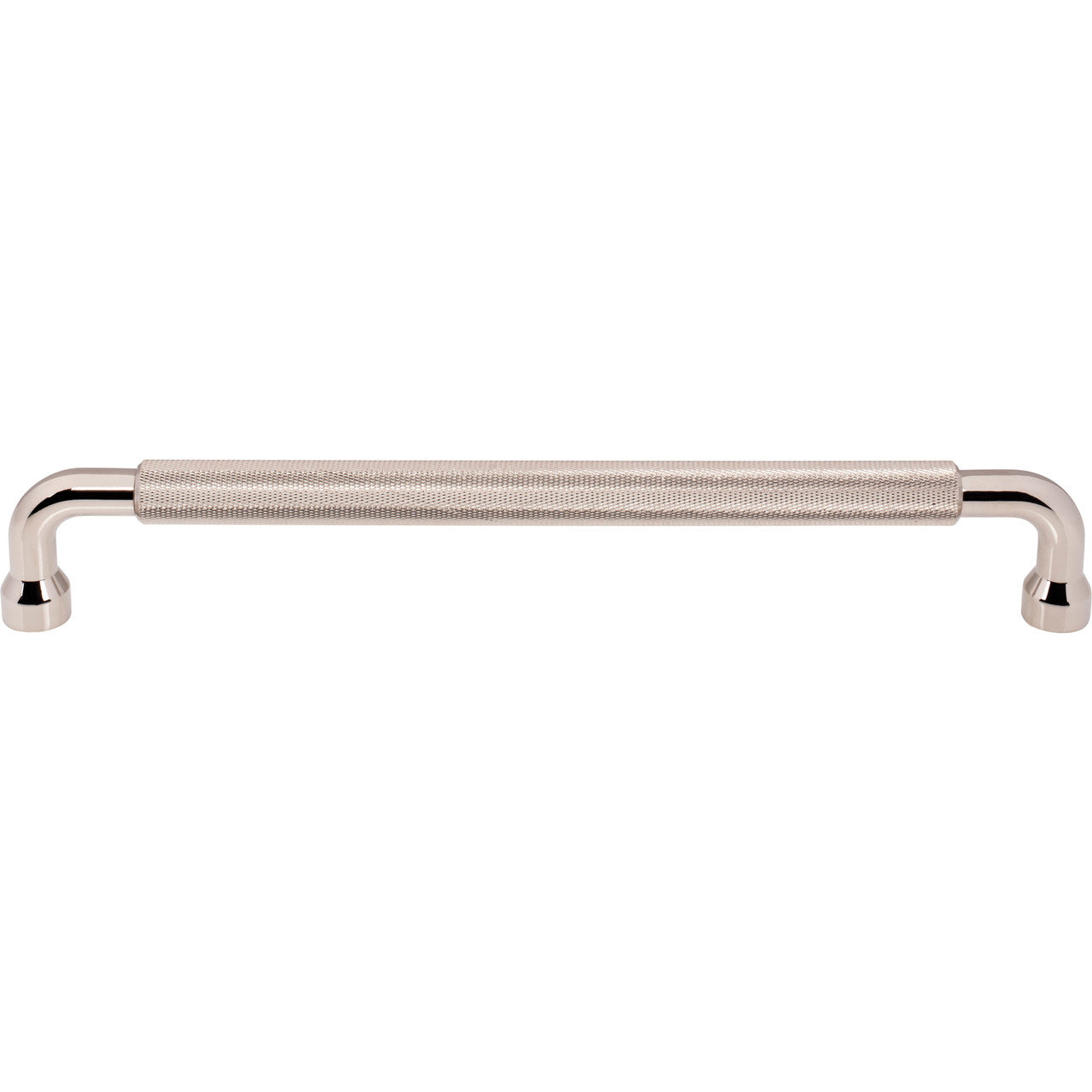 Top Knobs TK3268PN: 12" cc Garrison Bar Cabinet Pull - Polished Nickel