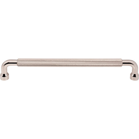 Top Knobs TK3268PN: 12" cc Garrison Bar Cabinet Pull - Polished Nickel