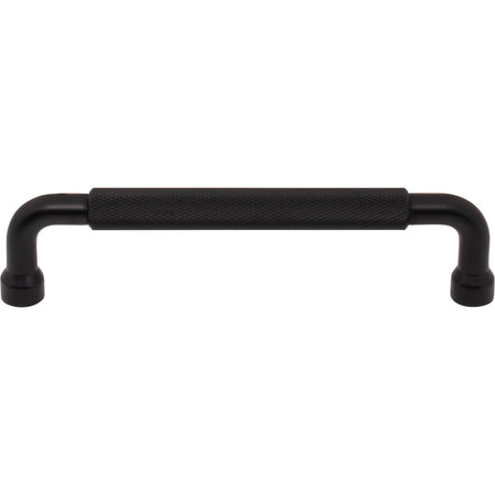 Top Knobs TK3263BLK: 5-1/16" cc Garrison Bar Cabinet Pull - Flat Black