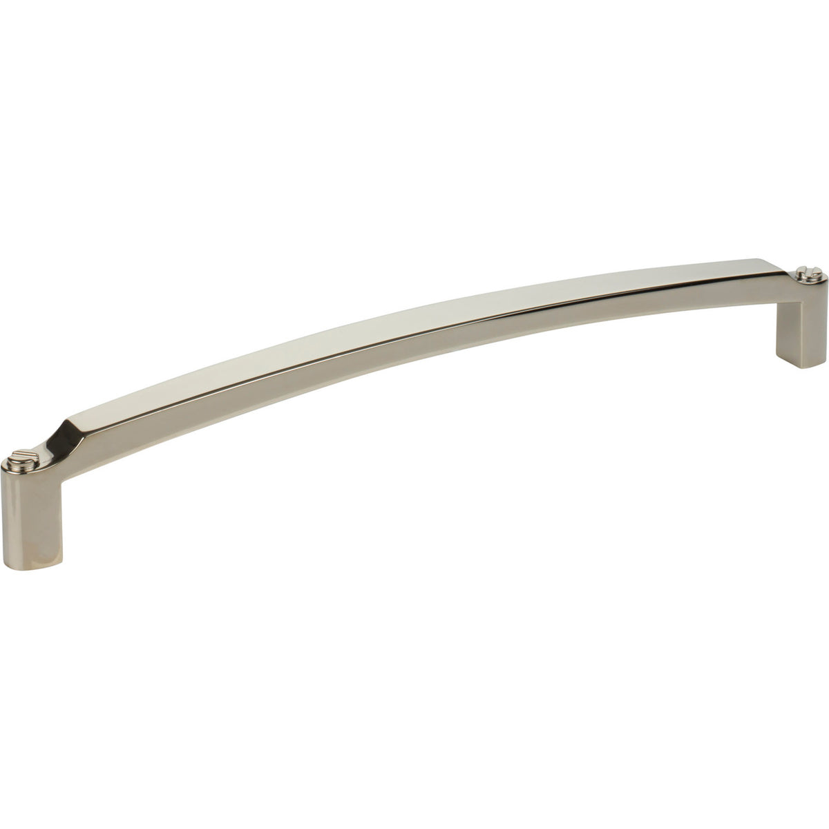 Top Knobs TK3177PN: 12" cc Haddonfield D-Handle Cabinet Pull - Polished Nickel