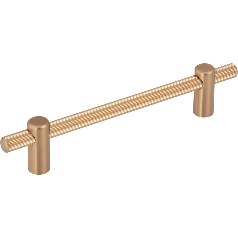 Top Knobs TK3253HB: 5-1/16" cc Dempsey Bar Cabinet Pull - Honey Bronze
