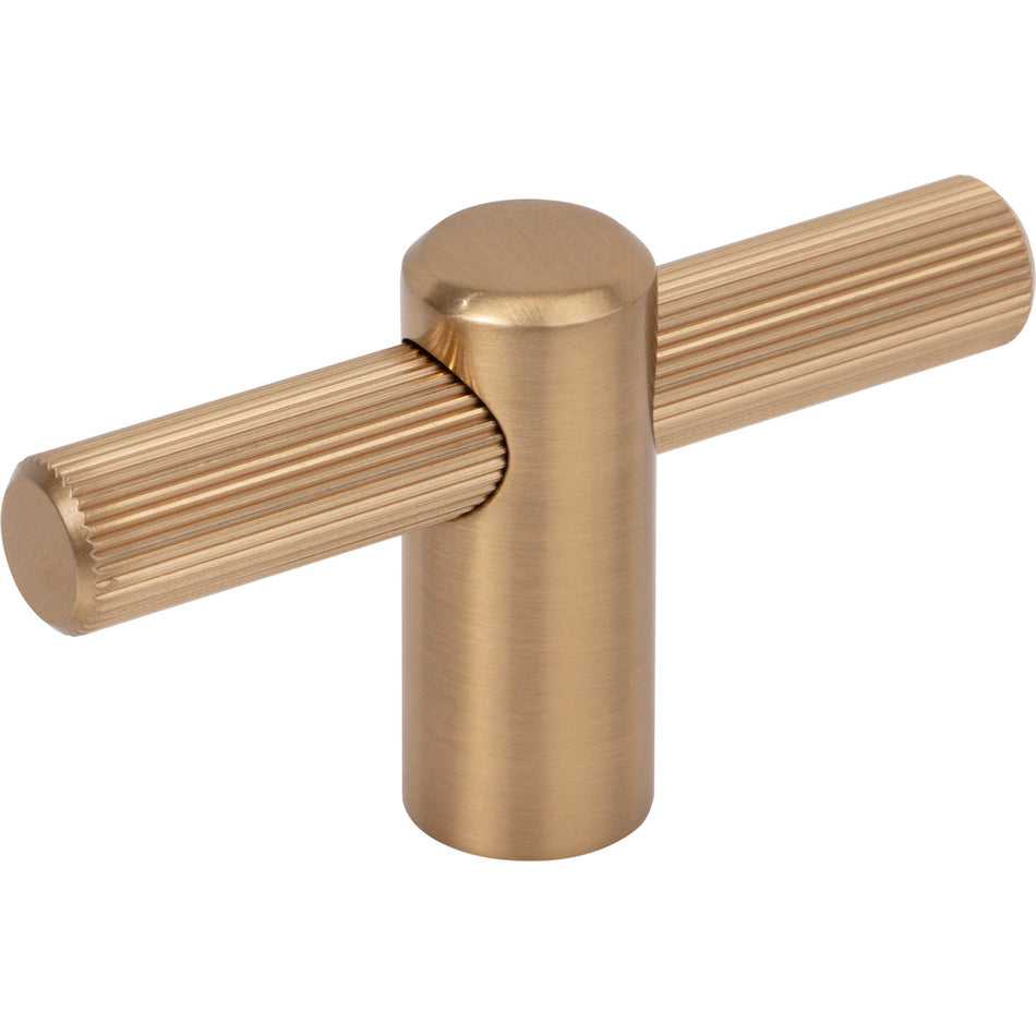 Top Knobs TK3251HB: 2-1/2" Dempsey T-Bar Cabinet Knob - Honey Bronze