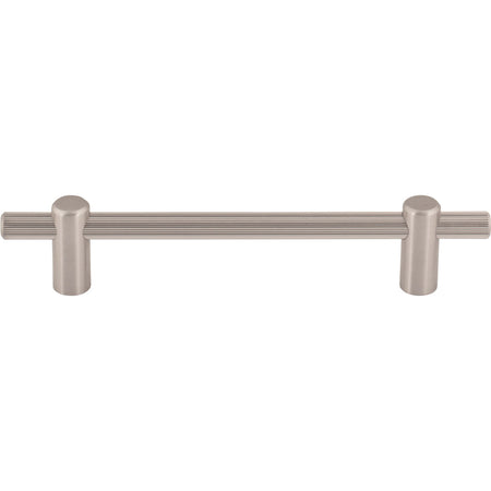Top Knobs TK3253BSN: 5-1/16" cc Dempsey Bar Cabinet Pull - Brushed Satin Nickel